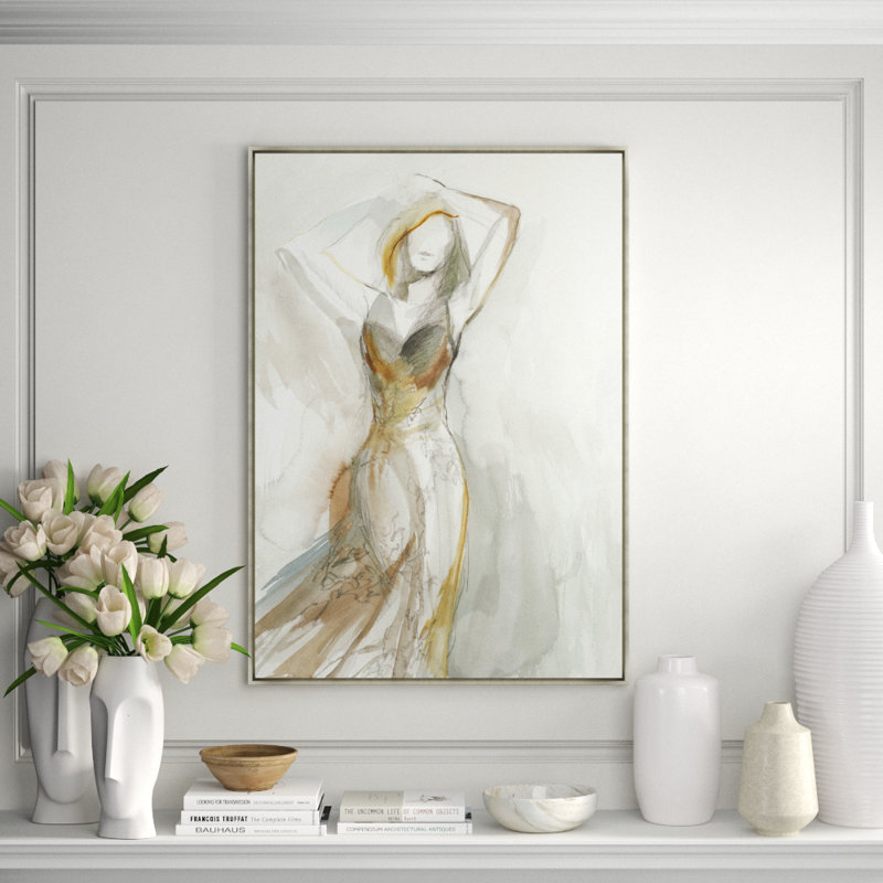 Call It Love Print by Jean Kenna, Image Brush Gel, 44.5" H x 31.5" W