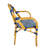 french Set Includes 40" Table and 4 Chairs with Arms by Chivari-120640695