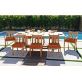 Chatsworth 9 Piece Dining Set With 42" Expansion Table