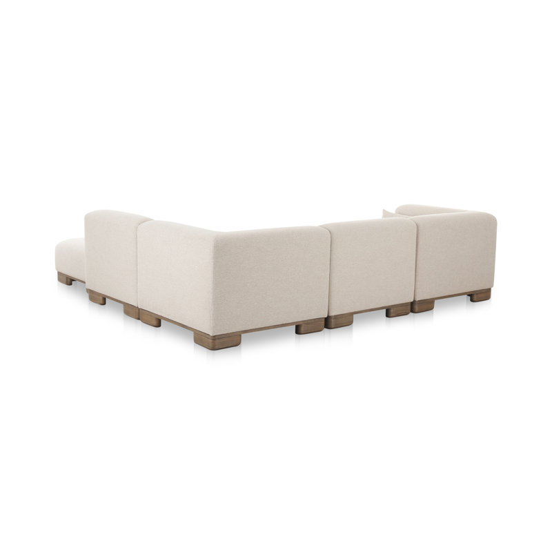 Beau DREAM MODULAR SECTIONAL PERFORMANCE FABRIC OATMEAL