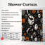 Rideau de douche standard 1 pièce Ghostly-86150483