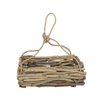Pot de fleurs suspendu en bois Medici