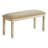 41" Rectangular Upholstered Bench in White, Solid Wood and MDF Frame for Dining Room, Entryway, or Bedroom