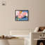 Décoration murale «Dusty Blues Shadowbox Print Blush» par Art Remedy, cadre noir, 30 x 24-684710590-684710584
