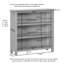 Pusch 91cm H x 90cm W Bookcase