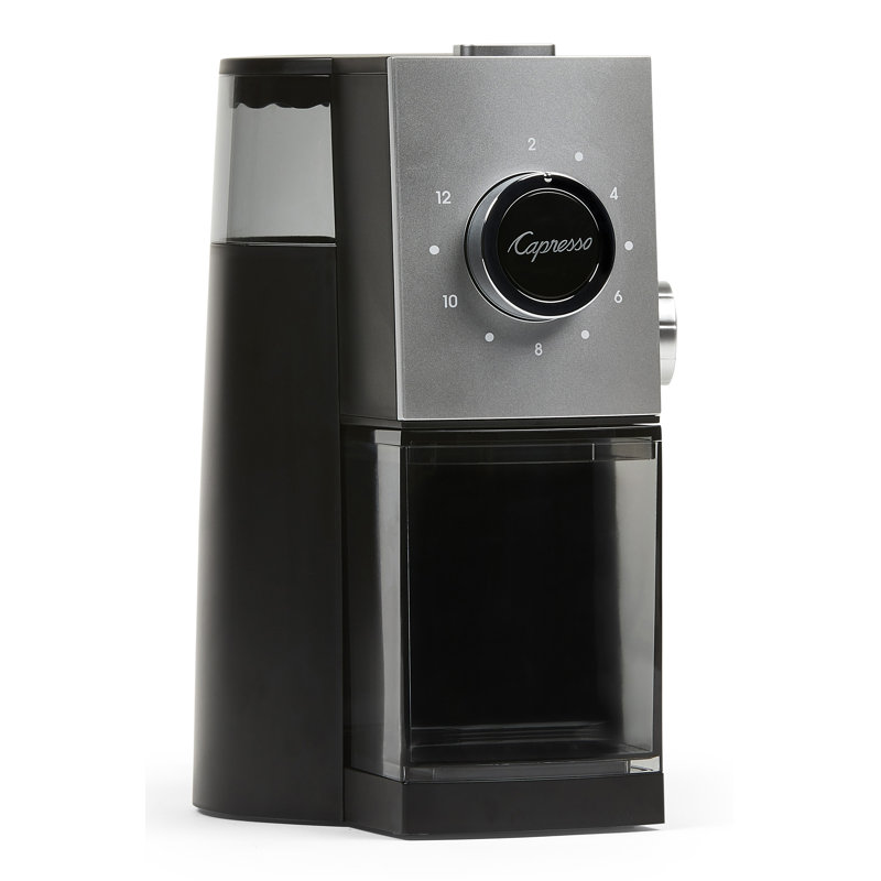 Black Electric Adjustable Grind Burr Coffee Grinder