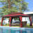 20 Ft.  X 10 Ft.  Metal With Steel Patio Gazebo-104845636