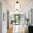 Milbourne Linen Semi Flush Mount