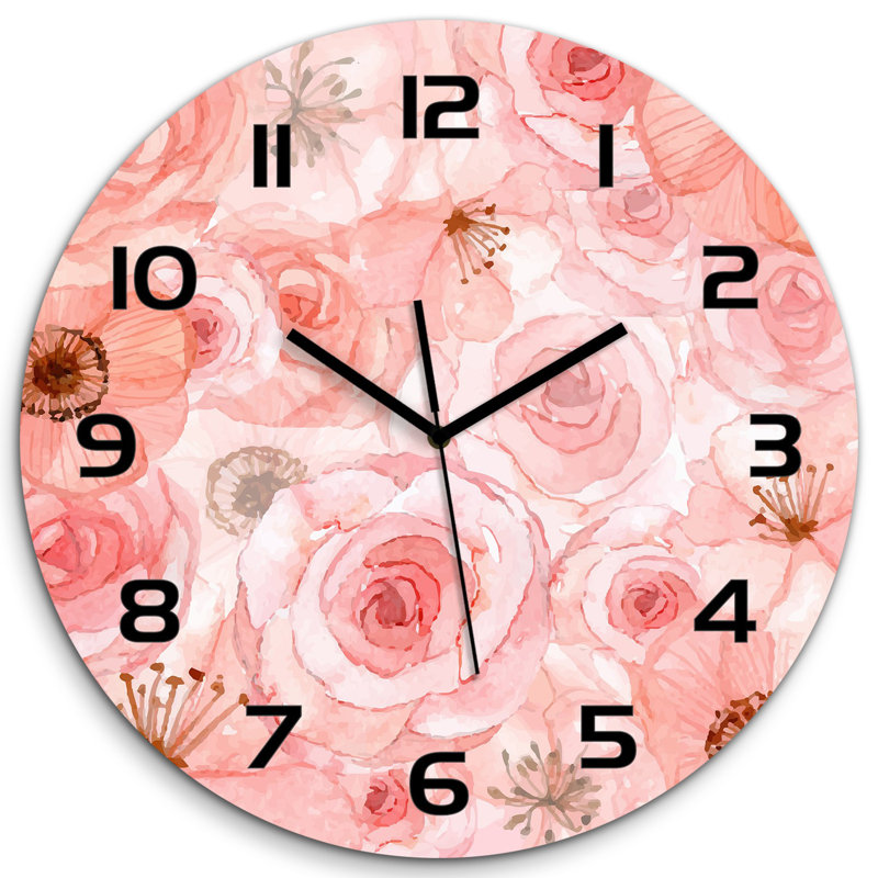 Jobani Glass Wall Clock