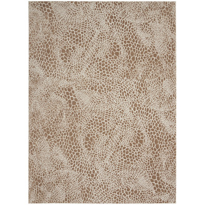 Tapis d'intérieur moderne argent Mercer41 Danijah