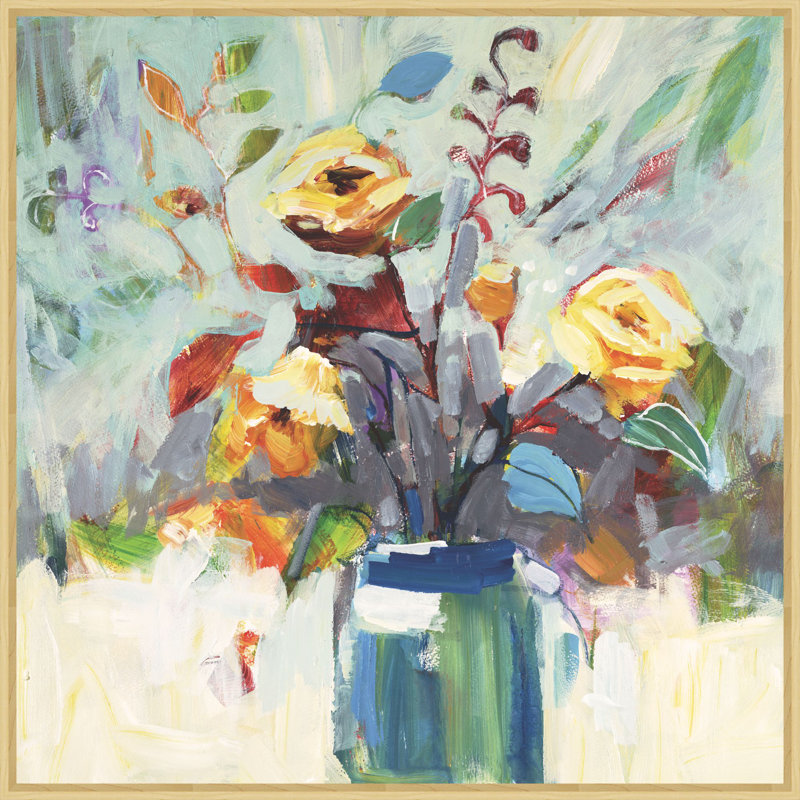 Exuberant Bouqet 1 Print, 32.25" H x 32.25" W