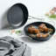 Anolon 10-Inch and 12-Inch Hybrid Nonstick 1.93 Quarts Frying Pan Set, Black