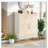 31.50" Farmhouse Coffee Bar Cabinet With 2Doors & Shelves-459026398