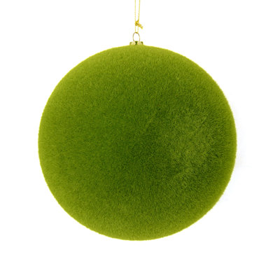 Ornement boule floquée