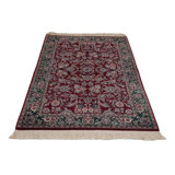 Canvello Hand Made Formal All Over Sino Tabriz Rug - 4'0'' X 6'0''
