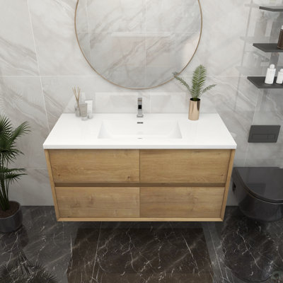 Meuble-lavabo mural simple 48 po