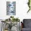 Beachcrest Home ™ «Go With the Flow II» par Courtney Prahl, art mural en métal-2003077816