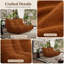 Causeuse en sherpa de 49,6 po de largeur avec accoudoirs et capitonnage en mousse - Orange-470384859