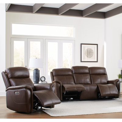 Allysia Power Reclining Sofa And Recliner