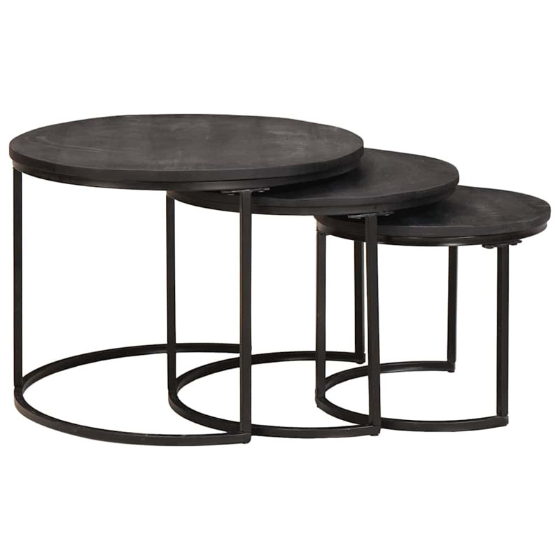 Coffee Table, 40cm. H x 54cm. L x 54cm. W, Black, Black