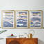 ABSTRACT Series cmxxv - impression encadrée de qualité supérieure sur mesure mat - 3 pièces-1135298279