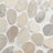 Picturesque Sliced Round 11.81 in. x 11.81 in. Nature Stone Pebble Mosaic Floor and Wall Tile (0.97 sq. ft. / sheet)-49413187