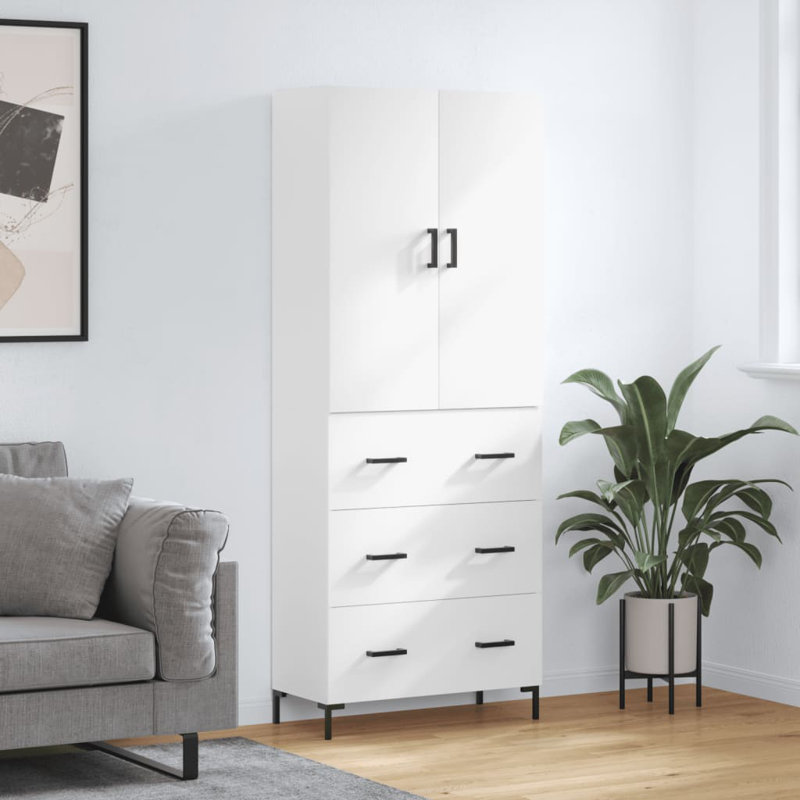 69.5cm Sideboard, White