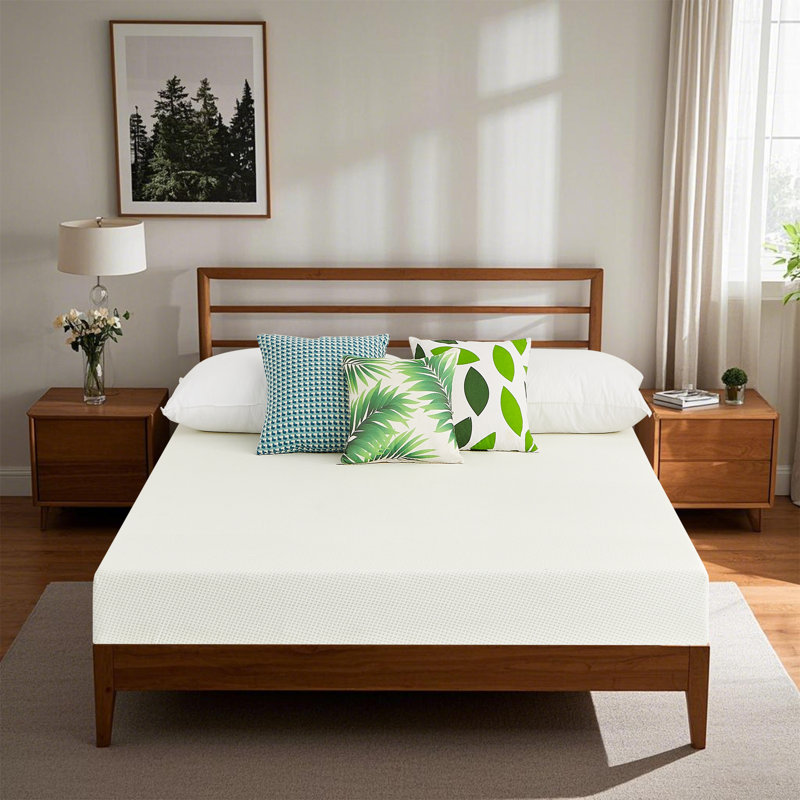 Matelas en mousse viscoélastique à sensation moyenne, 6", Simple extra long