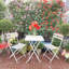 Ensemble bistro 3 pièces de table carrée pliable et chaises-861189390
