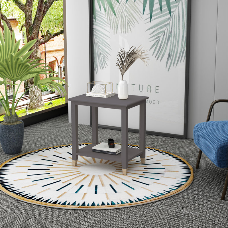 Hoppert End Table, Dark Gray