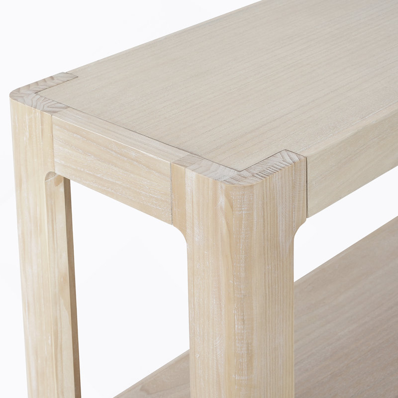 Console Mirod Modern Farmhouse, Naturel