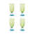 Vert avec base bleue