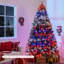 Arbre de Noël artificiel 8 pi avec 650 lumières DEL RVB et 1936 extrémités de branches-738387169