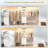 21"-96" Closet System With 3 Drawers And 3 Rods(Can Be Cut To Fit)-1254504129