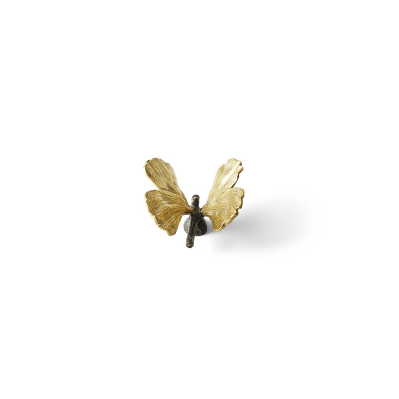 Butterfly Ginkgo 2 1/4" Length Knob