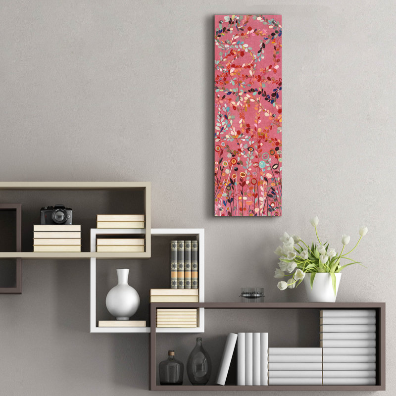 Art mural en verre Wrought Studio ™ «Patience» par Candra Boggs, H 36 po x l 12 po