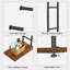 2 Freestanding Towel Stand