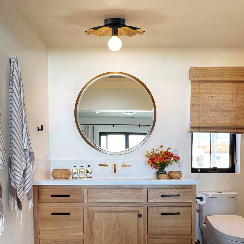 1-Light Semi-Flush Mount