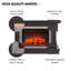 FLAMME Casella Electric Fireplace with Surround Freestanding 2kW Heater Remote Natural Oak-2057464227