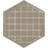 Heksa Gray 8 in. x 9 in. Matte Porcelain Floor and Wall Tile (9.93 sq. ft./Case)-60099787