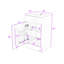 Elegant Bathroom Vanity with Sink and Soft-Close Door-114300047