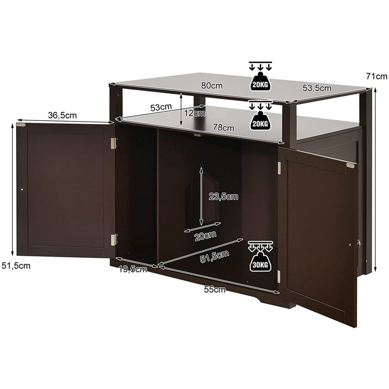 Waskom Litter Box Enclosure