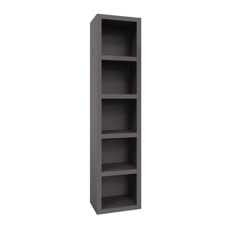 Bibliothèque de 91 po de hauteur, Cendré, (5 Shelves) 91"H x 18"W x 20"D