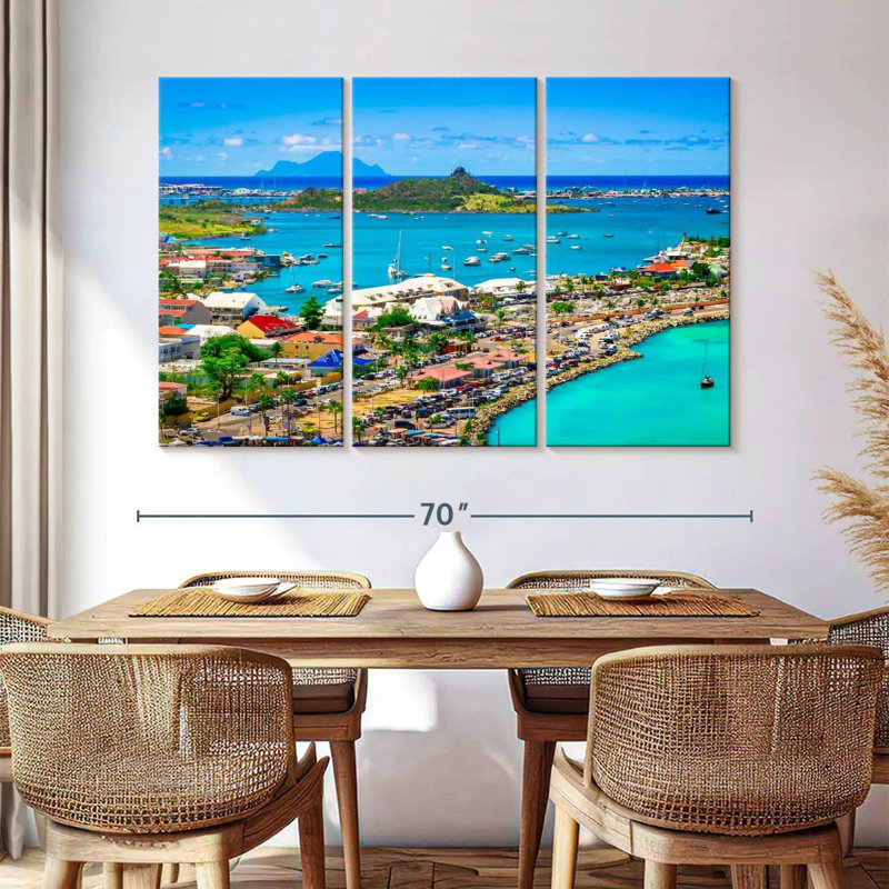 Panorama Marigot, H 42 po x l 65 po