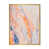 Toile avec cadre flottant or