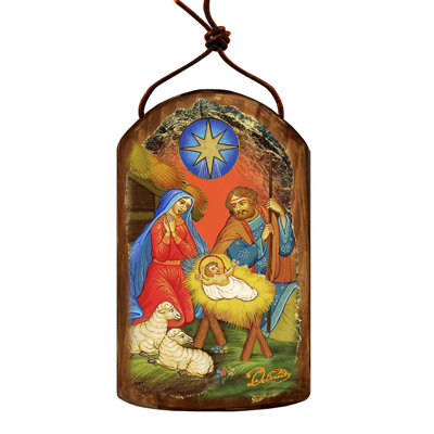 Décoration murale décorative à motif de crèche inspirant de la nativité