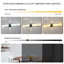 Gurine 140cm LED Dimmable Black Flush Mounted Sconce