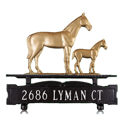 Metal Mailbox Sign