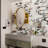 31.5" Surface Mount Round Metal Framed Medicine Cabinet with Mirror and Adjustable Shelves-1831899190