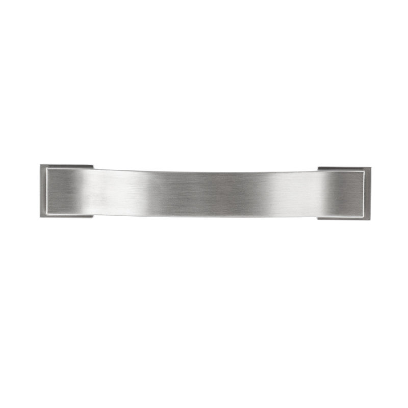 Poignée de tiroir à double arche en nickel satiné de 6-1 / 4 po Architectural Smooth, Nickel satiné, 6 1/4"